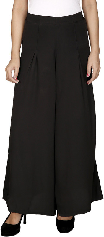 cosmic mantra Regular Fit Women Black Trousers