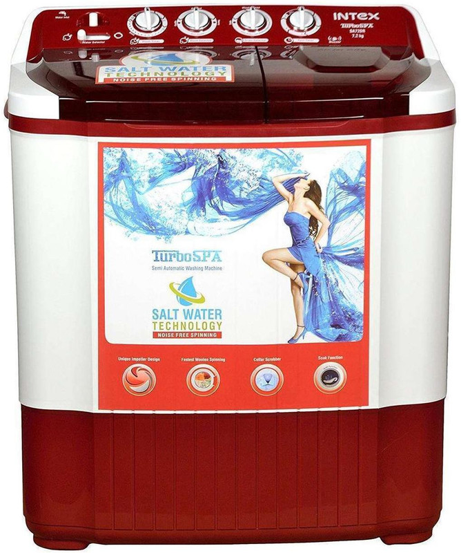 Intex 7.2 kg Semi Automatic Top Load Red(WMSA72DR)
