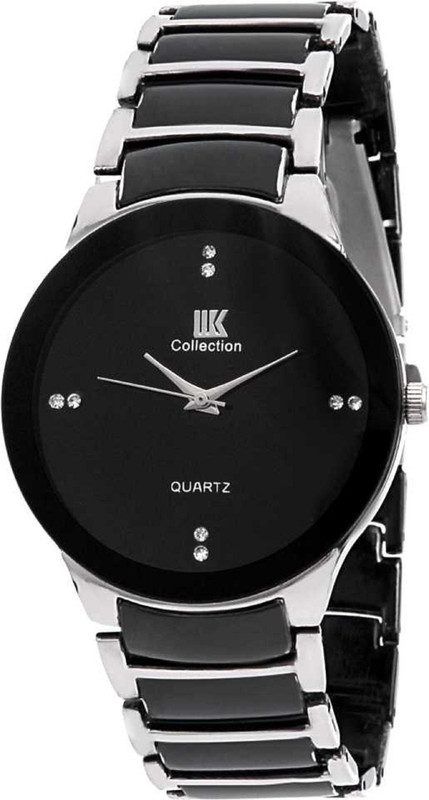 iik New Stylish Analog Silver Black Metal Watch For Men Analog Watch  - For Men