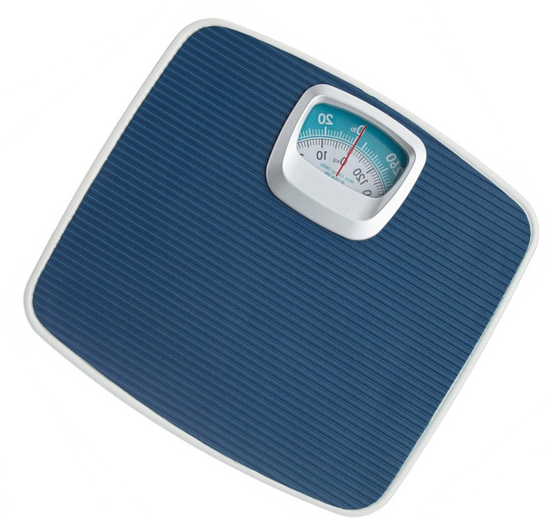Rorian Virgo Analog Weight Machine For Human Body, Capacity 130Kg Mechanical Manual Analog Weighing Scale(Blue)