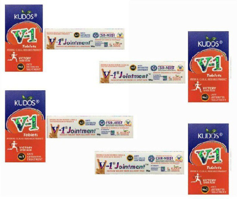 kudos v1 Kudos V-1 Tablets and Jointment Creem (Pack of 4) Cream(90 g)