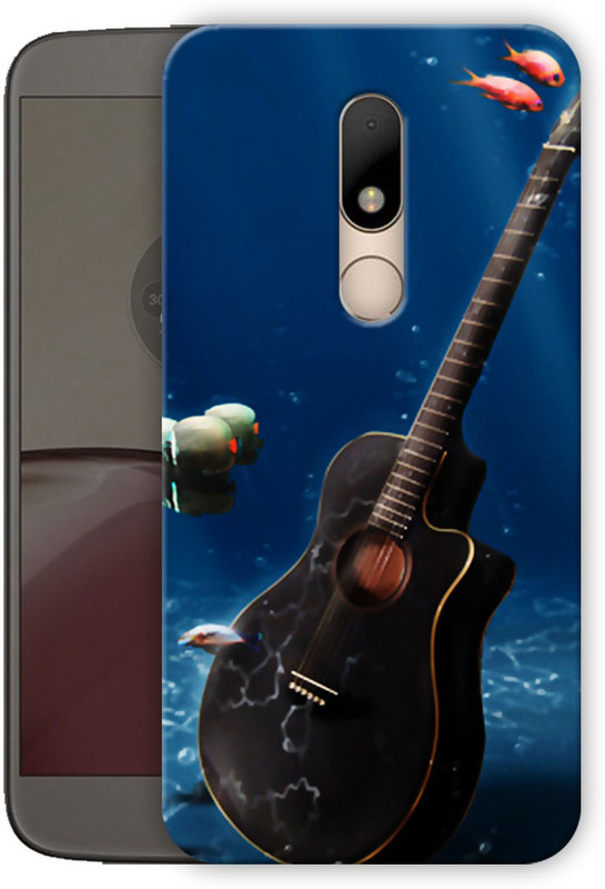 polymol Back Cover for Motorola M(guitar underwater, Hard Case)