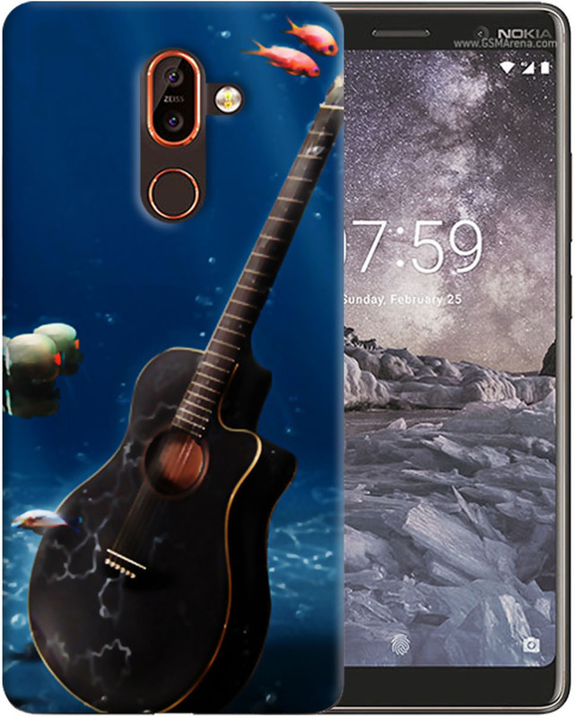 polymol Back Cover for Nokia 7 Plus(guitar underwater, Hard Case)