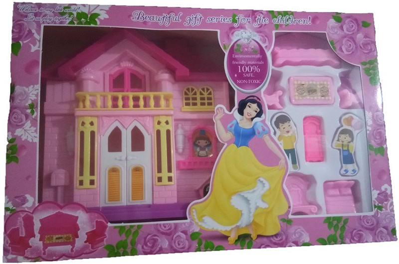 collectionmart Wonderful Doll House for Girls(Pink)