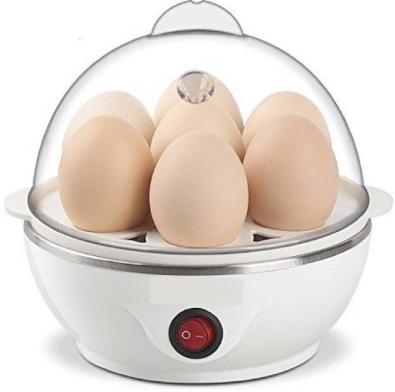 Mixoma Electronic egg boiler Electric Boiler Steamer Poacher Egg Cooker km_197 Egg Cooker(Multicolor, 7 Eggs)