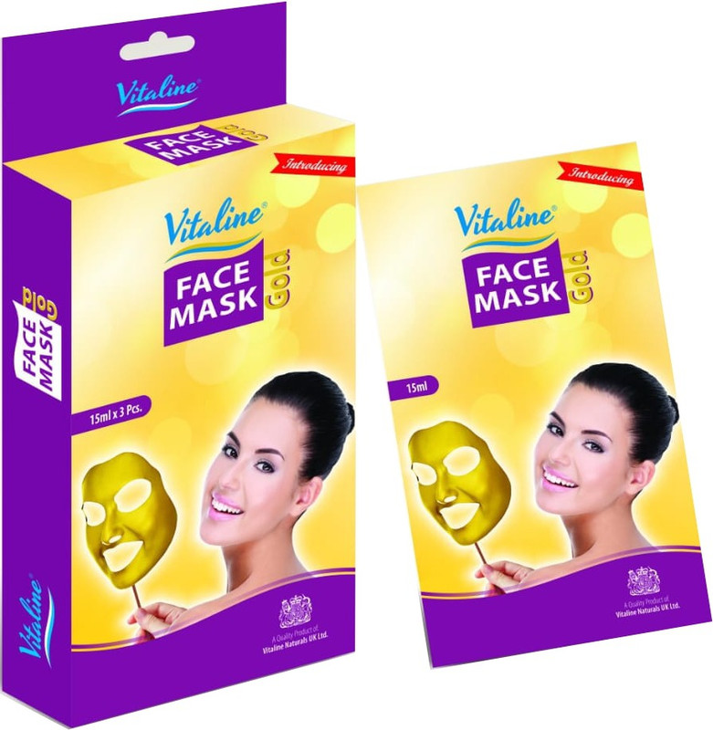 vitaline FACE MASK GOLD FOR WOMEN(45 ml)