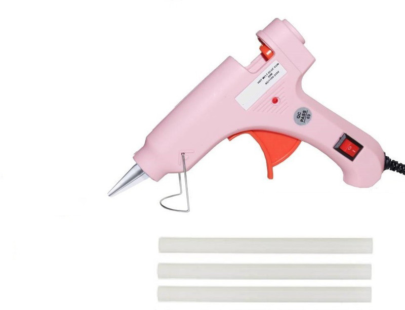 fixum 20 Watt light Hot Melt Glue Gun With 03 Sticks For Wood , Box Standard Temperature Corded Glue Gun (07 mm) Standard Temperature Corded Glue Gun(7 mm)