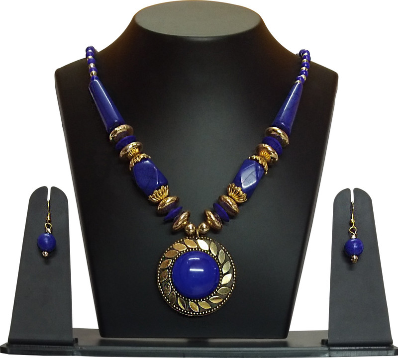 maxstate Alloy, Plastic Jewel Set(Blue)