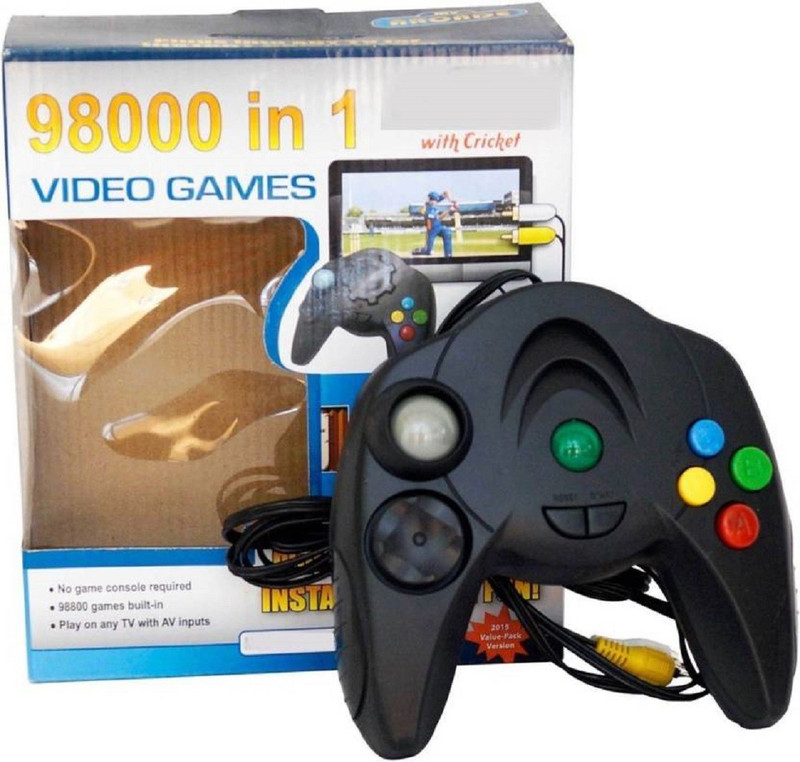 kenzai 98000 in 1 Instant Video Game Fun (Black)  Joystick(Black, For Xbox One)