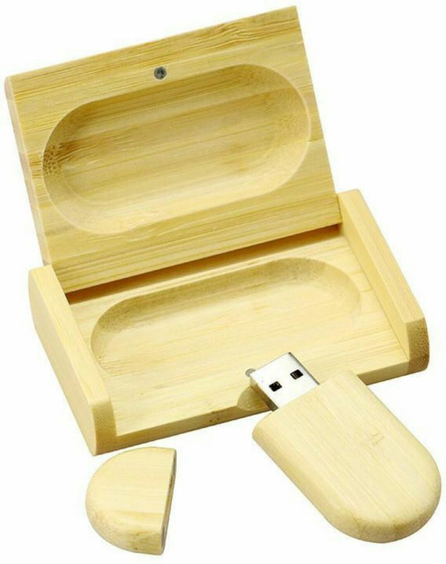 aavehi WOOD BOX PENDRIVE 16 GB Pen Drive(Brown)