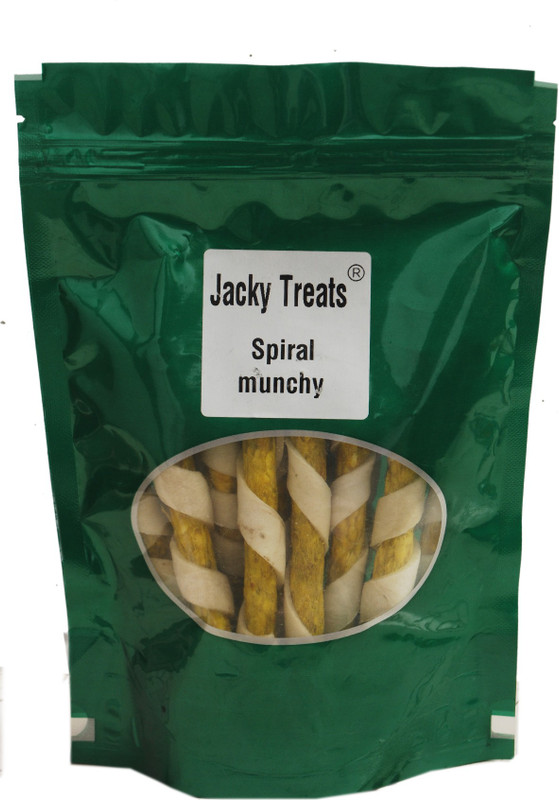 jacky treats SPIRAL MUNCHY Chicken Dog Chew(200 g, Pack of 1)