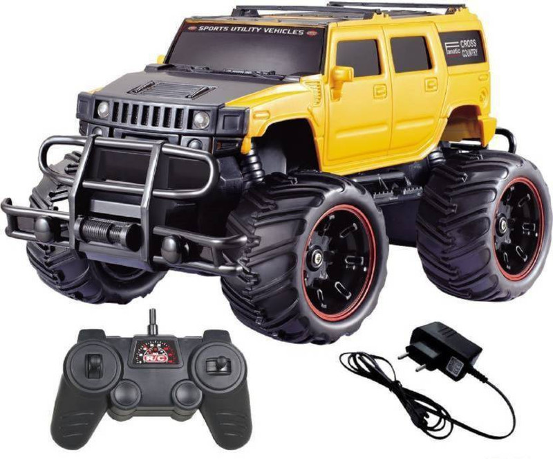 infinite Hummer off road Heavy Car with Big tyre (Yellow, Black)(Yellow)