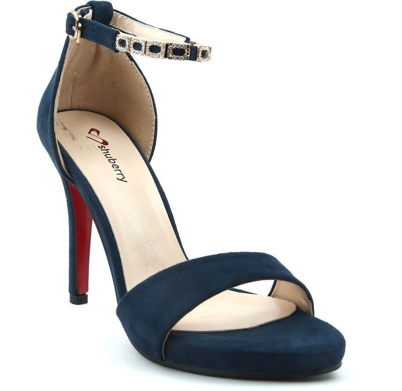 Buy Shuberry Women Navy Heels Online at desertcartINDIA