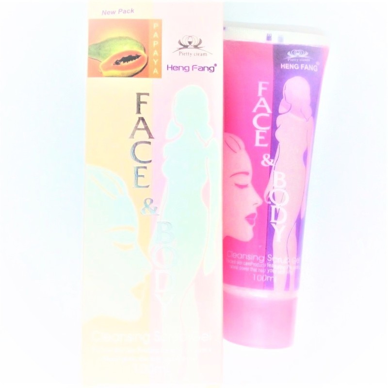Heng Fang Face & Body Cleansing scrub gel Papaya 100 Scrub(100 ml)