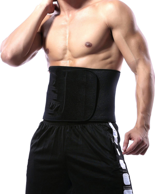 kalopsia industries Tummy Trimmer Burning Tummy Fat Magnetic Slimming Belt(Black)