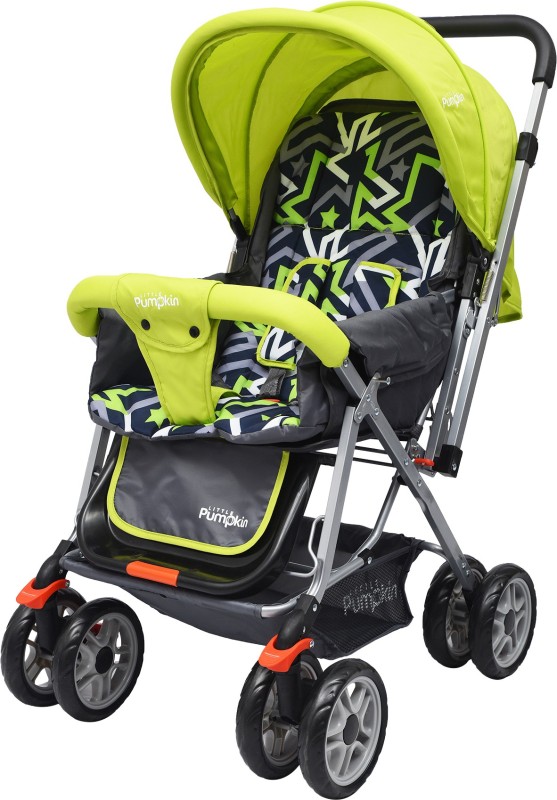 Little Pumpkin Baby Stroller and Pram for Kids (Green Black) Stroller(Multi, Green, Black)