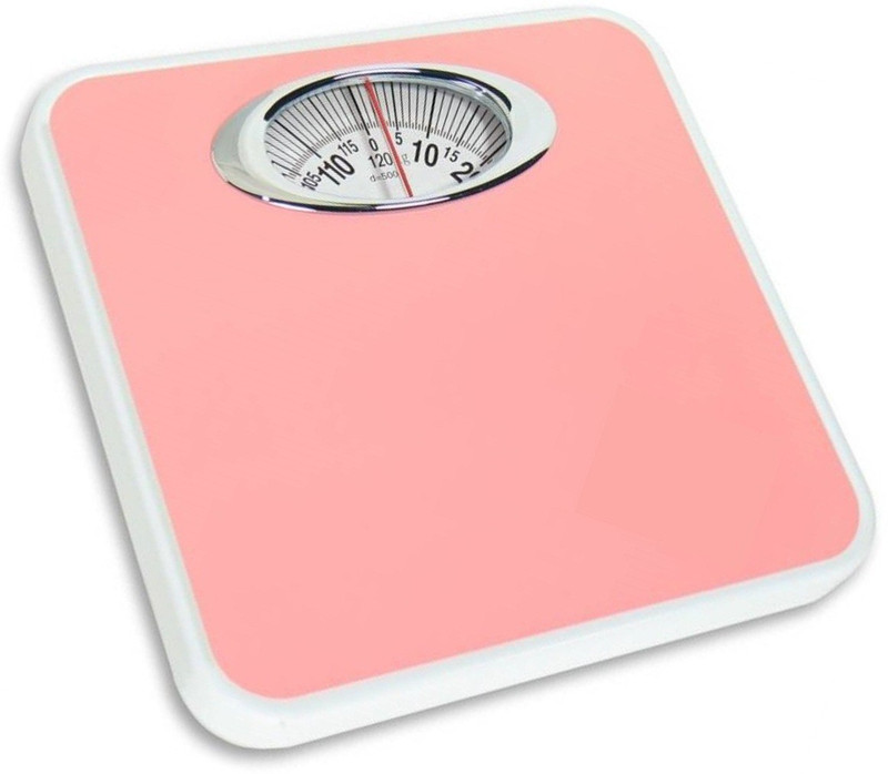 Rorian Virgo Analog Weight Machine, Capacity 120Kg Manual Mechanical Full Metal Body Analog Weighing Scale(Pink)