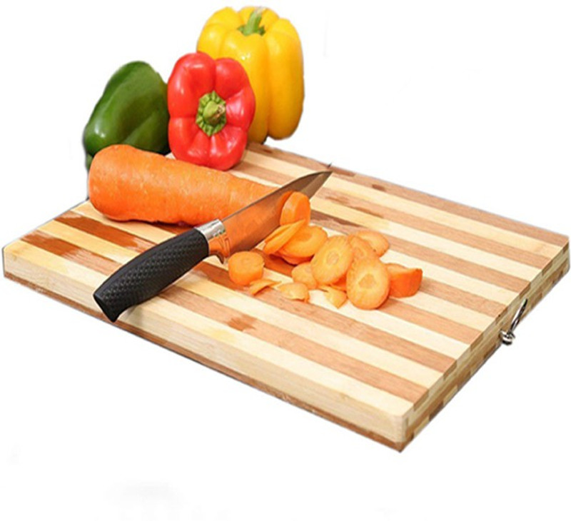 tran taran Bamboo Cutting Board(Yellow Pack of 1)