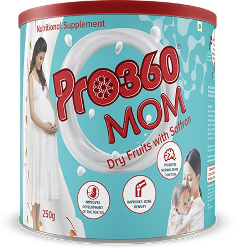 pro360 MOM DRY FRUITS WITH SAFFRON Nutritional Beverage Mix(250 g)