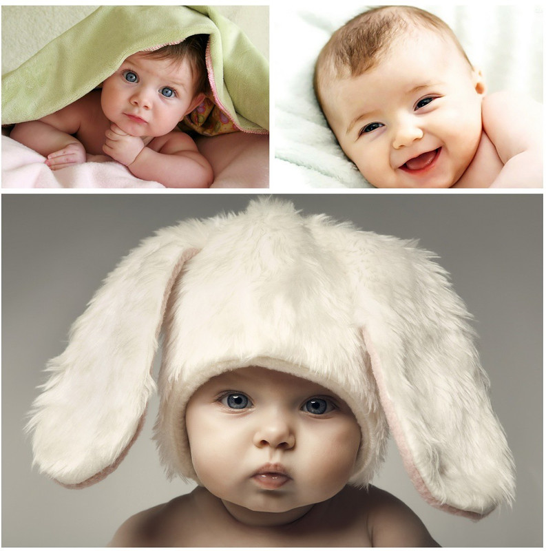 MANIAL Set of 3 Cute Baby Combo Posters | Smiling Baby Poster | Poster for Pregnant Women | HD Baby Wall Poster for Room d�cor (12x18-Inch, 300GSM Thick Paper, Gloss Laminated) Paper Print(12 inch X 18 inch, Rolled)