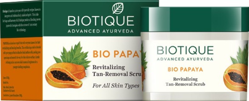 Biotique Bio Papaya Revitalizing Tan-removal Scrub(75 g)