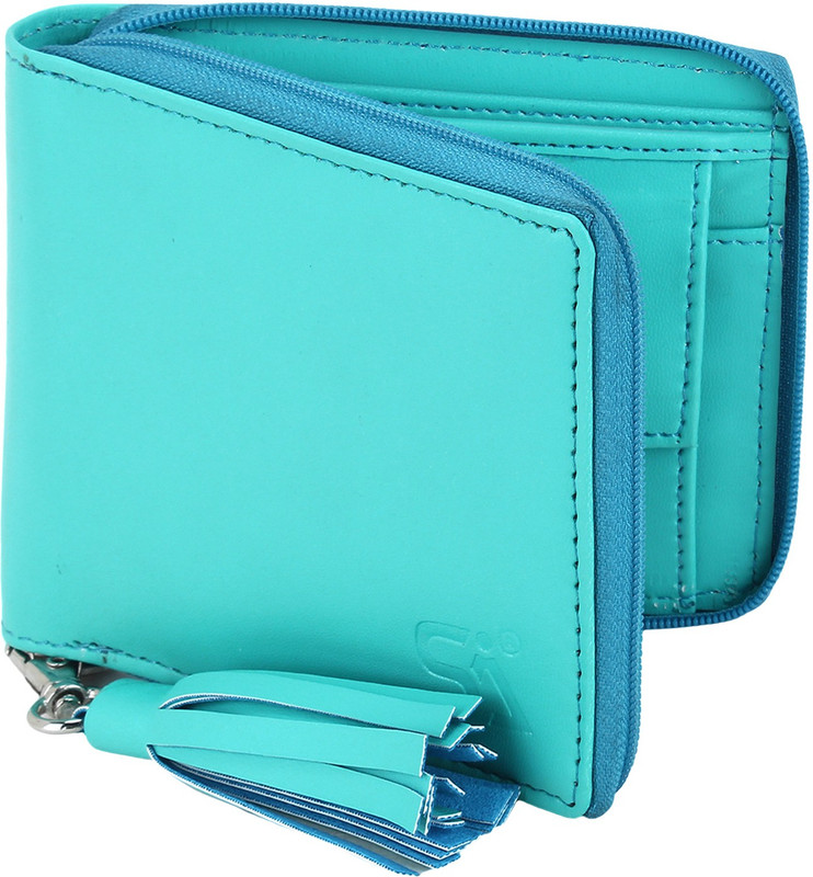shahana art impex Girls Blue Artificial Leather Wallet(2 Card Slots)
