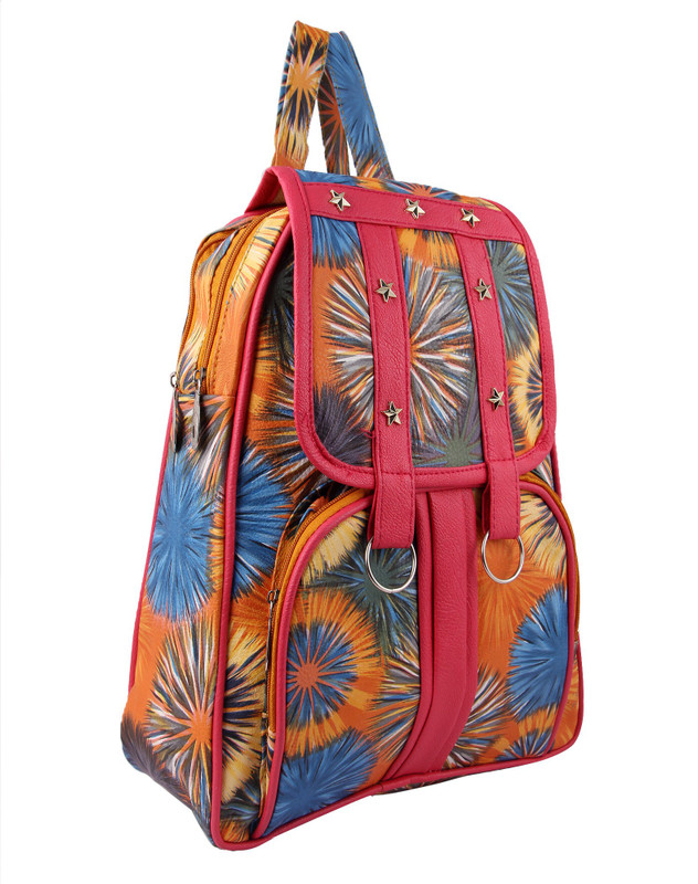 shaina bags Stylish school college backpack for girls Waterproof Backpack(Blue, 15 L)