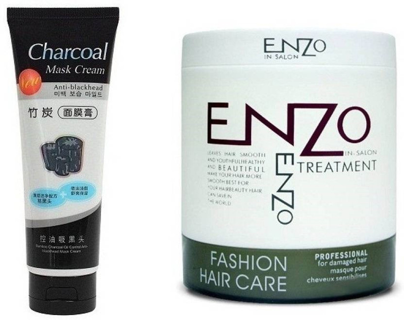 charcoal Mask And FOR HAIR TREATMENT 1 KG (Set of 2)(2 Items in the set)