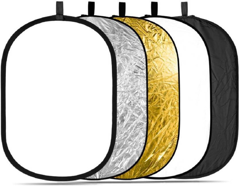 Hiffin Reflector 100-150 cm (5 in 1) White,Off White,Black,Golden,Silver Reflector