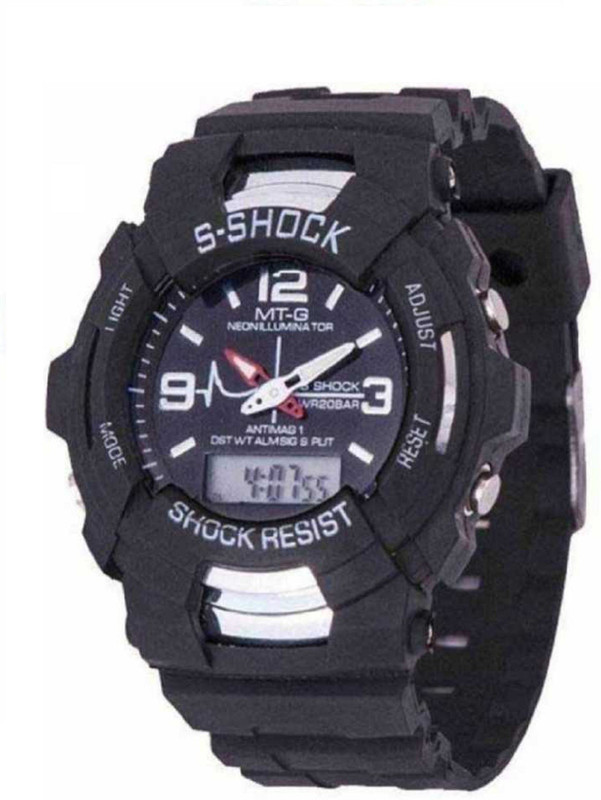 sbaprime Digital and Analog watch with Stop Watch, Alarm, Timer, Light S Shock Watch - For Boys Analog-Digital Watch  - For Men