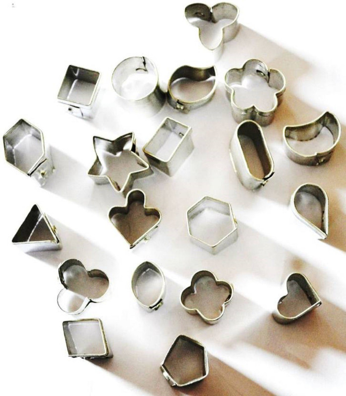 craftistics Terracotta Jewelry Clay Shapes Cutter - 20 shapes