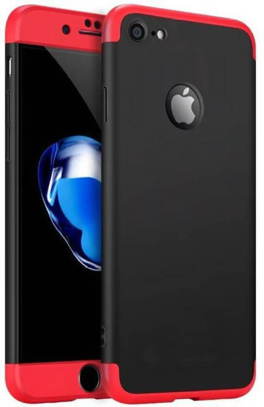 ultimate collection Front & Back Case for Apple iPhone 6 Plus(GKK 3 Part 360 degree Full Protection Back Cover Case (Red-Black), Hard Case)