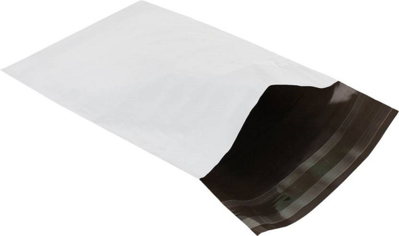 fbil POD 13"X18"X2" COURIER BAGS WITH POD FOR SHOE BOX PACKING 13X18X2PODP100(BLACK AND WHITE)