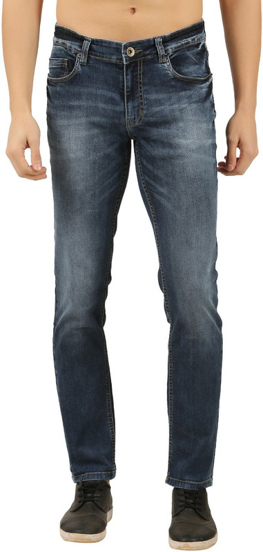 jdot Slim Men Dark Blue Jeans