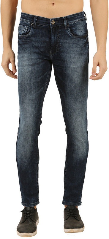 jdot Slim Men Dark Blue Jeans
