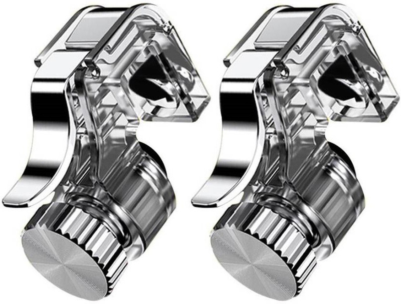 ReTrack Metal Gamepad Big Trigger Fire Button Aim Key For PUBG v3.0 Rules of Survival Pubg Controller For Android & iSO Joystick(White, For PC) ReTrack Metal Gamepad Big Trigger Fire Button Aim Key For PUBG v3.0 Rules of Survival Pubg Controller For Android & iSO Joystick(White, For PC)