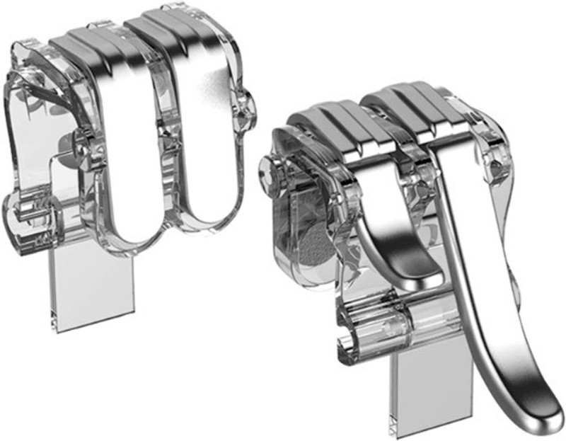 ReTrack Metal Gamepad Double Trigger Fire Button Aim Key For PUBG v3.0 Rules of Survival Pubg Controller For Android & iSO Joystick(White, For PC) ReTrack Metal Gamepad Double Trigger Fire Button Aim Key For PUBG v3.0 Rules of Survival Pubg Controller For Android & iSO Joystick(White, For PC)