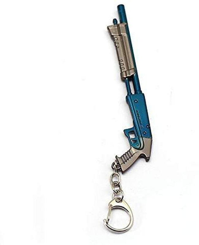 imperium bizz FORTNITE Game Miniature Item 8088MERG 12 Keychain Keyring (Grey & Blue shade) Key Chain