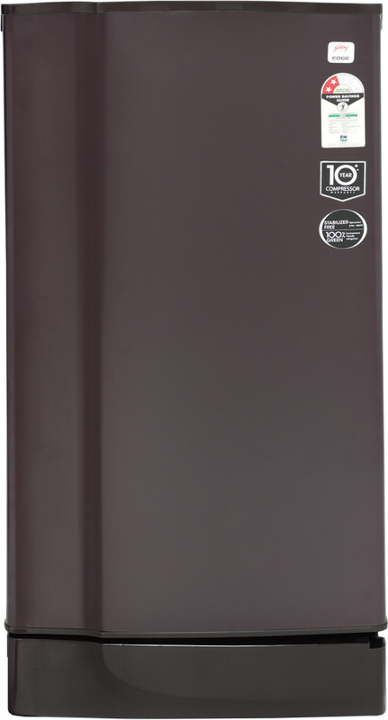 Godrej 190 L Direct Cool Single Door 2 Star Refrigerator(Shell Wine, RD Edge 205 WRF 2.2 Shell Wine)