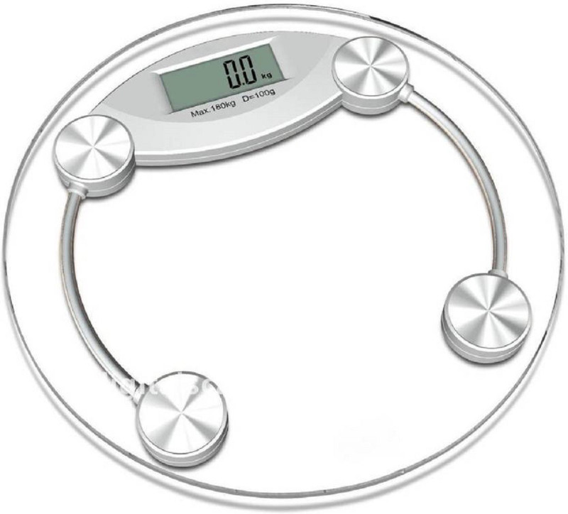 Pratham Personal Digital Smart Power Boot Bathroom Tempered Glass Weight Machine for Body Weight Measurement Weighing Scale(Transparent)