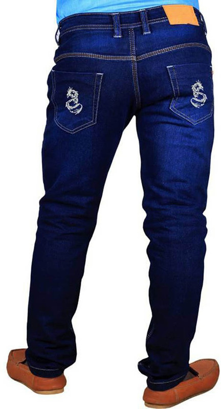 fashion2 Slim Men Dark Blue Jeans