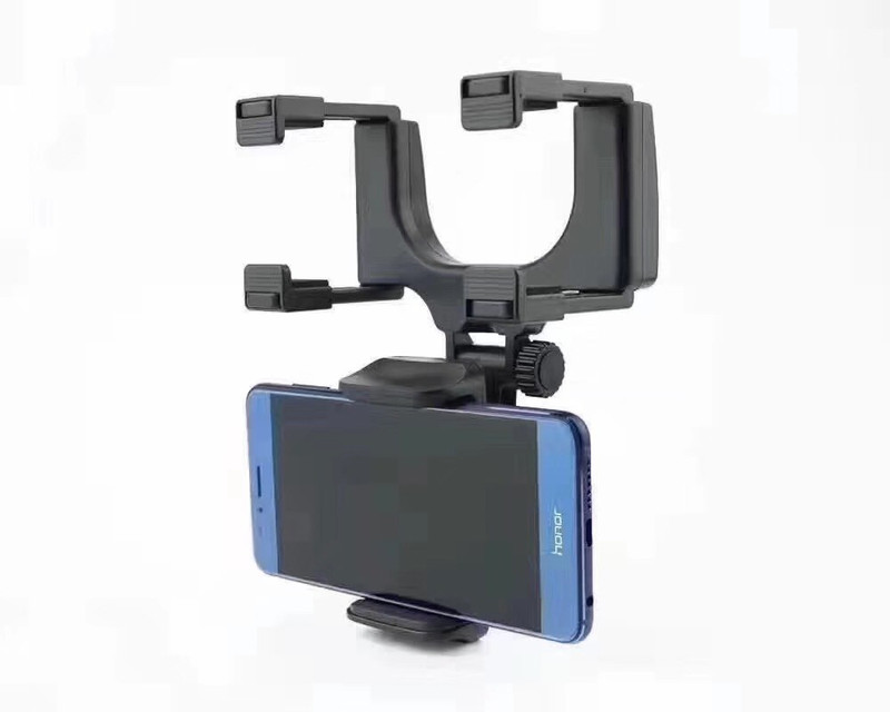 rk accessories Car Mobile Holder for Windshield(Black)