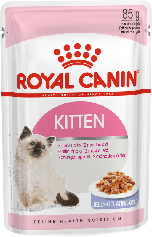 Royal Canin Kitten Jelly 1.02 kg (12x0.09 kg) Wet Young Cat Food