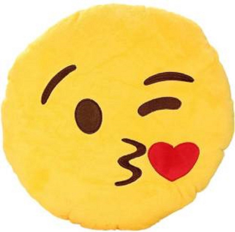 royal aditya Round Decorative Cushion Pack of 1(Yellow)