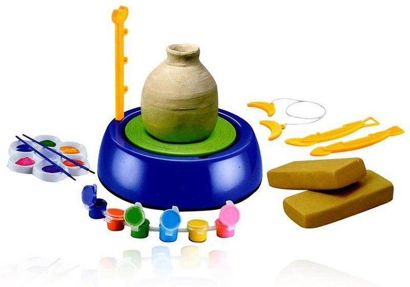 TULLY Imaginative Arts POTTERY WHEEL Game for Age 3+, Game & Learn Educational Toy