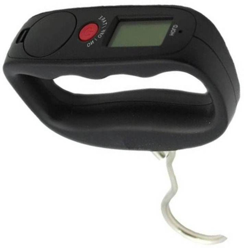 Rorian Portable Hanging Luggage Weight Machine Digital For Weighing Household Items Weighing Scale(Black)
