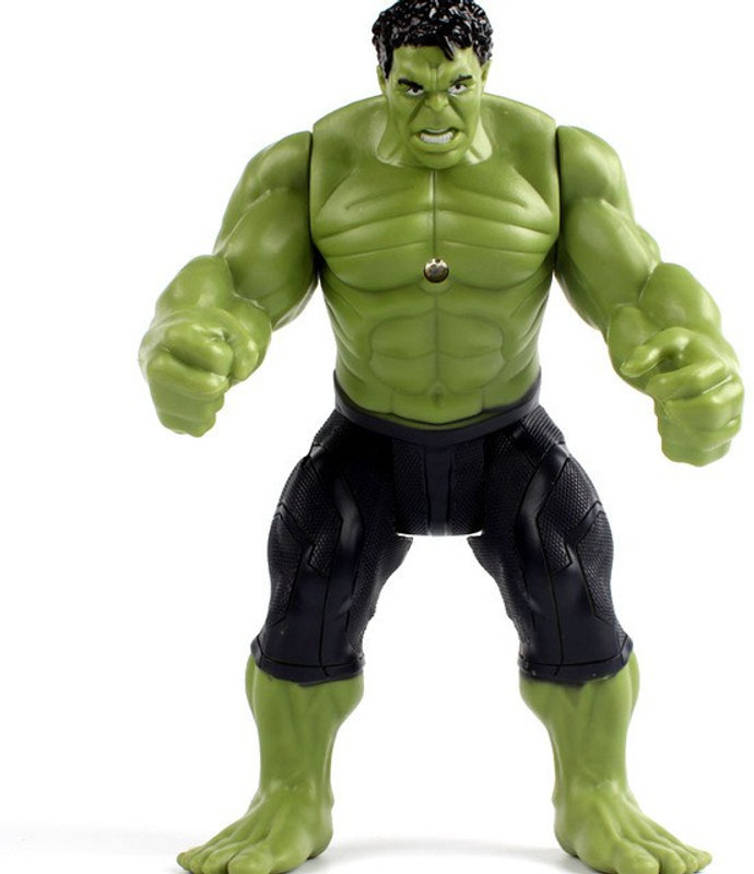 decor express Avengers Toys Set - Hulk - Age of Ultron Superhero Collection 19 CM tall - 1 Pcs set for Kids (Green, Black)(Green, Black)