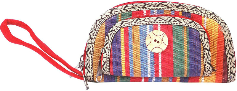 Sangeetha Bag BUTTON CIRCLE Multipurpose Bag(Red, 2 L)