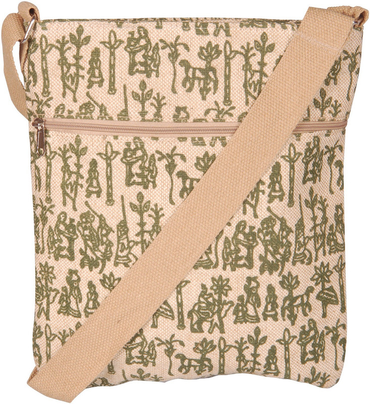 Sangeetha Bag COLLEGE SLING BAG Multipurpose Bag(Brown, 2 L)