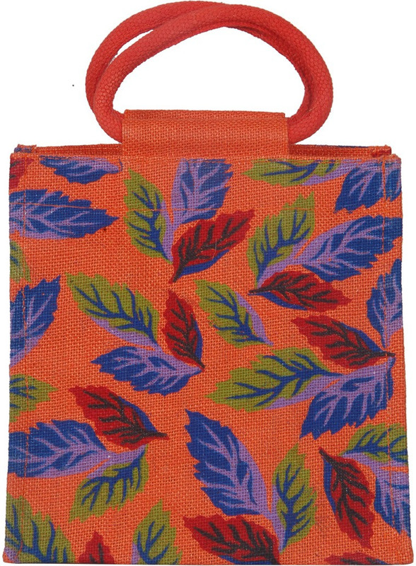 Sangeetha Bag LEAF TIFIN Multipurpose Bag(Orange, 2 L)